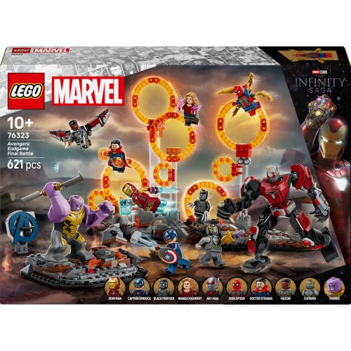 Конструктор LEGO Super Heroes Marvel Мстители: Финал. Решающая битва 621 деталь (76323) купить в Украине: Киев, Днепр, Харьков, Одесса  | Низкая цена, отзывы, характеристики от TELEMART фото