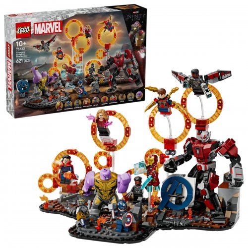 Конструктор LEGO Super Heroes Marvel Мстители: Финал. Решающая битва 621 деталь (76323) купить в Украине: Киев, Днепр, Харьков, Одесса  | Низкая цена, отзывы, характеристики от TELEMART фото