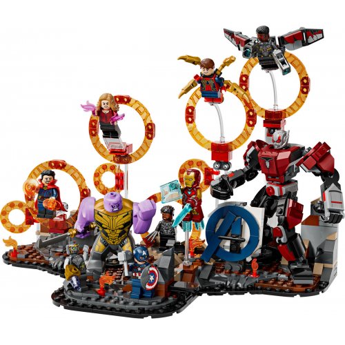 Конструктор LEGO Super Heroes Marvel Мстители: Финал. Решающая битва 621 деталь (76323) купить в Украине: Киев, Днепр, Харьков, Одесса  | Низкая цена, отзывы, характеристики от TELEMART фото