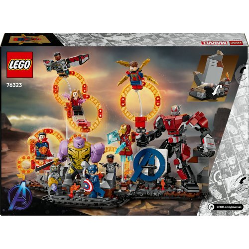 Конструктор LEGO Super Heroes Marvel Мстители: Финал. Решающая битва 621 деталь (76323) купить в Украине: Киев, Днепр, Харьков, Одесса  | Низкая цена, отзывы, характеристики от TELEMART фото