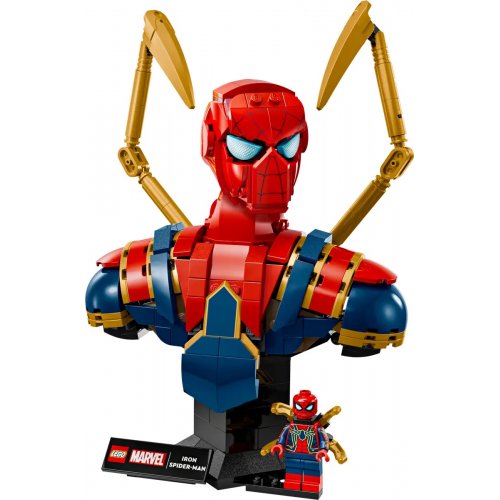 Конструктор LEGO Super Heroes Marvel Погруддя Залізної Людини-Павука 379 деталей (76326) купити в Україні: Київ, Львів, Хмельницький, Тернопіль, Івано-Франківськ | Низька ціна, відгуки, характеристики від TELEMART фото