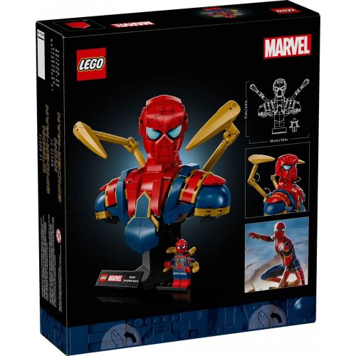 Конструктор LEGO Super Heroes Marvel Погруддя Залізної Людини-Павука 379 деталей (76326) купити в Україні: Київ, Львів, Хмельницький, Тернопіль, Івано-Франківськ | Низька ціна, відгуки, характеристики від TELEMART фото