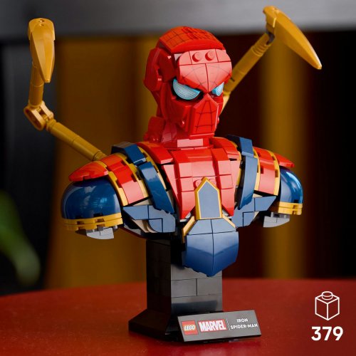 Конструктор LEGO Super Heroes Marvel Погруддя Залізної Людини-Павука 379 деталей (76326) купити в Україні: Київ, Львів, Хмельницький, Тернопіль, Івано-Франківськ | Низька ціна, відгуки, характеристики від TELEMART фото