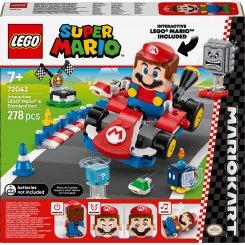 Конструктор LEGO Super Mario Mario Kart - Interactive LEGO Mario и Standard Kart 278 деталей (72043)