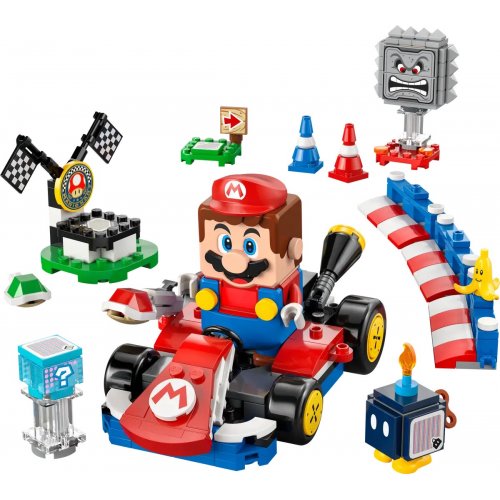 Конструктор LEGO Super Mario Mario Kart - Interactive LEGO Mario и Standard Kart 278 деталей (72043) купить в Украине: Киев, Днепр, Харьков, Одесса  | Низкая цена, отзывы, характеристики от TELEMART фото