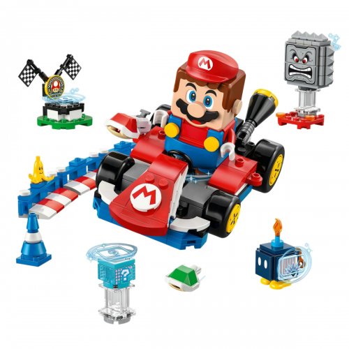Конструктор LEGO Super Mario Mario Kart - Interactive LEGO Mario и Standard Kart 278 деталей (72043) купить в Украине: Киев, Днепр, Харьков, Одесса  | Низкая цена, отзывы, характеристики от TELEMART фото