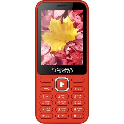 Купить Мобильный телефон Sigma mobile X-style 31 Power Red - цена в Харькове, Киеве, Днепре, Одессе
в интернет-магазине Telemart фото