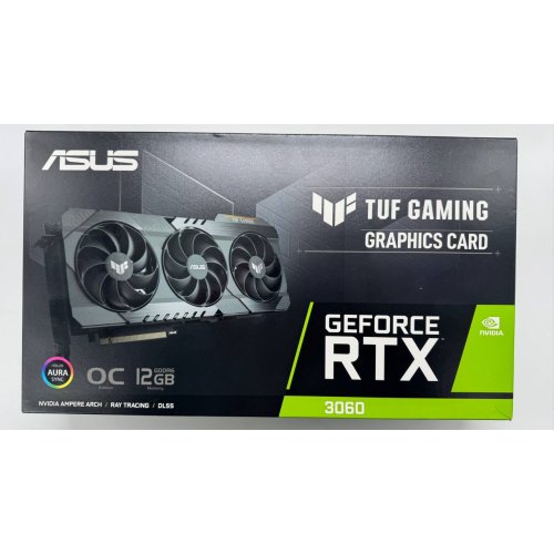 Видеокарта Asus TUF GeForce RTX 3060 Gaming OC 12288MB (TUF-RTX3060-O12G-V2-GAMING) (Восстановлено продавцом, 856184) купить в Украине: Киев, Днепр, Харьков, Одесса  | Проверка совместимости, низкая цена, отзывы, характеристики от TELEMART фото