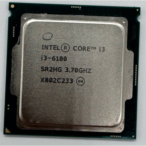 Процессор Intel Core i3-6100 3.7GHz 3MB s1151 Tray (CM8066201927202) (Восстановлено продавцом, 856200) купить в Украине: Киев, Днепр, Харьков, Одесса  | Проверка совместимости, низкая цена, отзывы, характеристики от TELEMART фото