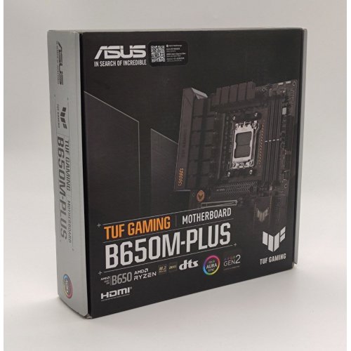 Материнская плата Asus TUF GAMING B650M-PLUS (sAM5, AMD B650) (Восстановлено продавцом, 856208) купить в Украине: Киев, Днепр, Харьков, Одесса  | Проверка совместимости, низкая цена, отзывы, характеристики от TELEMART фото