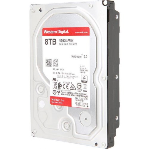 Жорсткий диск Western Digital Red Pro NAS 8TB 256MB 7200RPM 3.5" (WD8003FFBX-68B9AN0) (Відновлено продавцем, 856223) купити в Україні: Київ, Львів, Хмельницький, Тернопіль, Івано-Франківськ | Перевірка сумісності, низька ціна, відгуки, характеристики від TELEMART фото