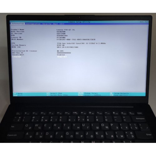 Ноутбук Lenovo V14 G2 ITL (82KA003YRA) Black (Восстановлено продавцом, 856227) купить в Украине: Киев, Днепр, Харьков, Одесса  | Низкая цена, отзывы, характеристики от TELEMART фото