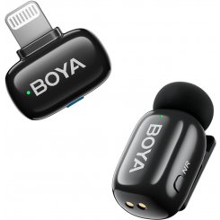 Бездротовий петличний мікрофон BOYA mini-16 Lightning Black