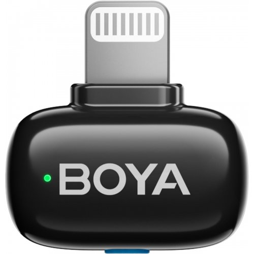 Бездротовий петличний мікрофон BOYA mini-16 Lightning Black купити в Україні: Київ, Львів, Хмельницький, Тернопіль, Івано-Франківськ | Низька ціна, відгуки, характеристики від TELEMART фото