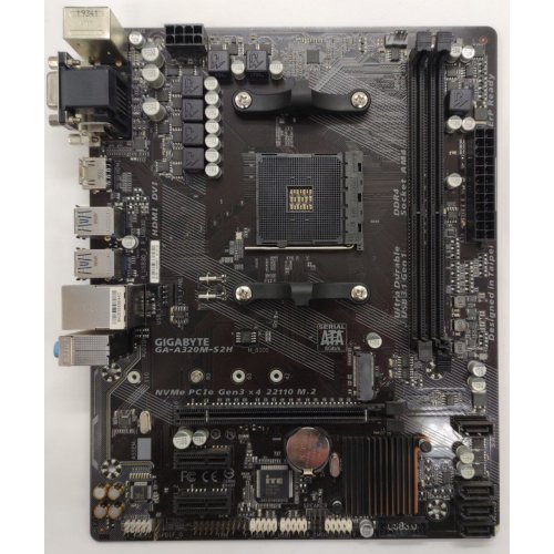 Материнська плата Gigabyte GA-A320M-S2H (sAM4, AMD A320) (Відновлено продавцем, 856240) купити в Україні: Київ, Львів, Хмельницький, Тернопіль, Івано-Франківськ | Перевірка сумісності, низька ціна, відгуки, характеристики від TELEMART фото