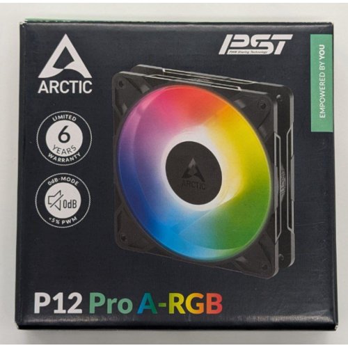 Кулер для корпуса Arctic P12 Pro A-RGB (ACFAN00309A) Black (Восстановлено продавцом, 856245) купить в Украине: Киев, Днепр, Харьков, Одесса  | Проверка совместимости, низкая цена, отзывы, характеристики от TELEMART фото