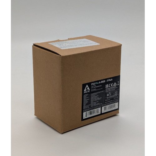 Набір кулерів для корпусу Arctic P12 Pro A-RGB (3-Fan Pack) (ACFAN00310A) Black (Відновлено продавцем, 856248) купити в Україні: Київ, Львів, Хмельницький, Тернопіль, Івано-Франківськ | Перевірка сумісності, низька ціна, відгуки, характеристики від TELEMART фото