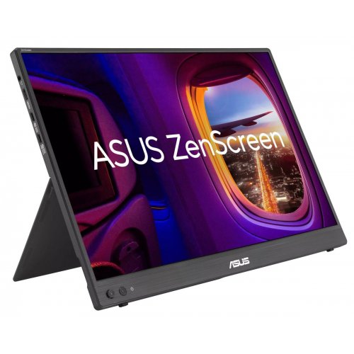 Монітор Asus 16" ZenScreen MB16FC (90LM0CB1-B01N71) Black купити в Україні: Київ, Львів, Хмельницький, Тернопіль, Івано-Франківськ | Низька ціна, відгуки, характеристики від TELEMART фото