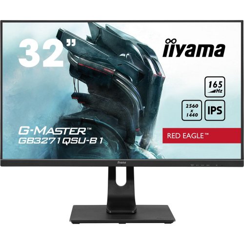 Монітор Iiyama 31.5" G-Master GB3272QSU-B1 Black купити в Україні: Київ, Львів, Хмельницький, Тернопіль, Івано-Франківськ | Низька ціна, відгуки, характеристики від TELEMART фото