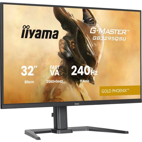 Монітор Iiyama 31.5" G-Master GB3295QSU-B1 Black купити в Україні: Київ, Львів, Хмельницький, Тернопіль, Івано-Франківськ | Низька ціна, відгуки, характеристики від TELEMART фото