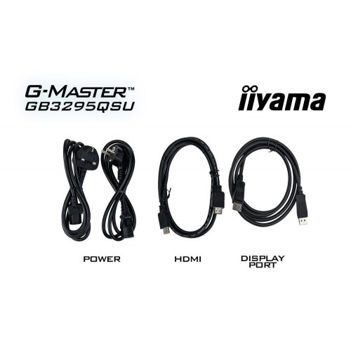 Монітор Iiyama 31.5" G-Master GB3295QSU-B1 Black купити в Україні: Київ, Львів, Хмельницький, Тернопіль, Івано-Франківськ | Низька ціна, відгуки, характеристики від TELEMART фото