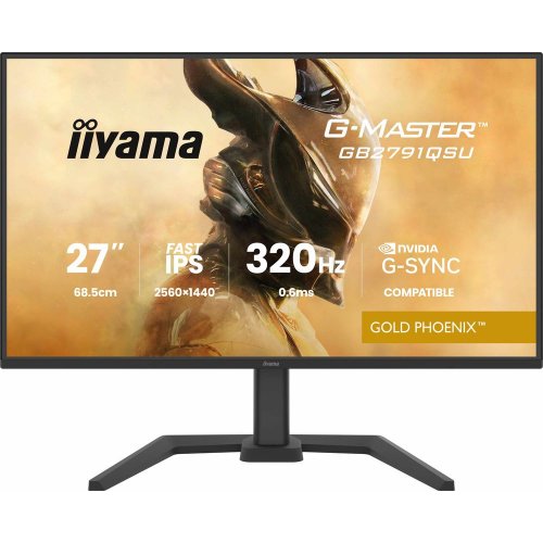 Монітор Iiyama 27" G-Master GB2791QSU-B1 Black купити в Україні: Київ, Львів, Хмельницький, Тернопіль, Івано-Франківськ | Низька ціна, відгуки, характеристики від TELEMART фото