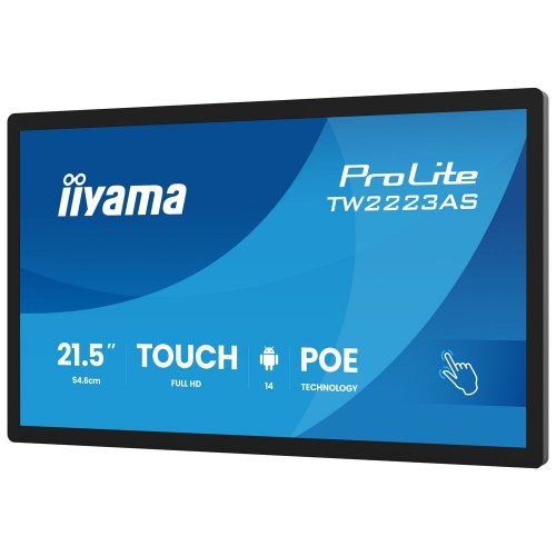 Монітор Iiyama 21.5" ProLite TW2223AS-B3P Black купити в Україні: Київ, Львів, Хмельницький, Тернопіль, Івано-Франківськ | Низька ціна, відгуки, характеристики від TELEMART фото