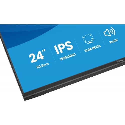 Монитор Iiyama 23.8" ProLite X2497HSU-B1 Black купить в Украине: Киев, Днепр, Харьков, Одесса  | Низкая цена, отзывы, характеристики от TELEMART фото