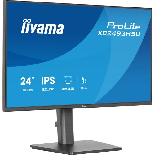 Монитор Iiyama 23.8" ProLite XB2493HSU-B1 Black купить в Украине: Киев, Днепр, Харьков, Одесса  | Низкая цена, отзывы, характеристики от TELEMART фото