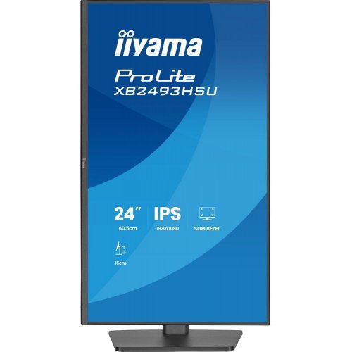 Монітор Iiyama 23.8" ProLite XB2493HSU-B1 Black купити в Україні: Київ, Львів, Хмельницький, Тернопіль, Івано-Франківськ | Низька ціна, відгуки, характеристики від TELEMART фото