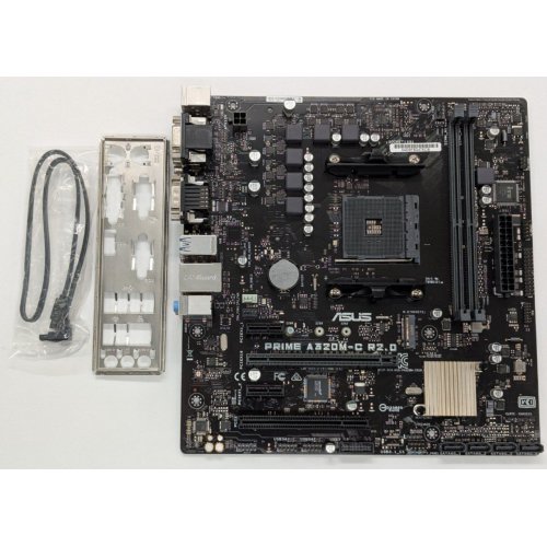 Материнська плата Asus PRIME A320M-C R2.0 (sAM4, AMD A320) (Відновлено продавцем, 856432) купити в Україні: Київ, Львів, Хмельницький, Тернопіль, Івано-Франківськ | Перевірка сумісності, низька ціна, відгуки, характеристики від TELEMART фото