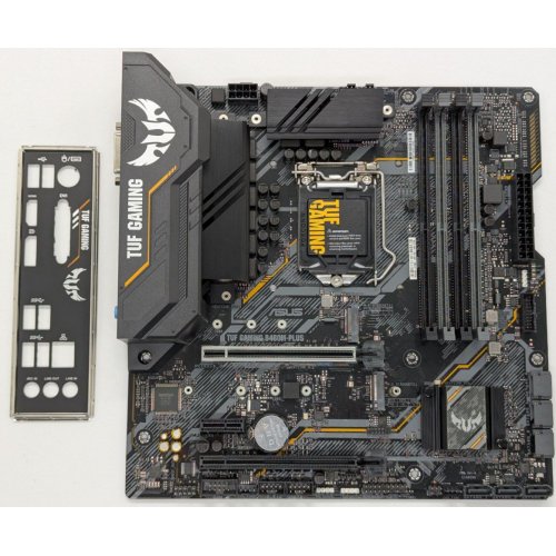Материнская плата Asus TUF GAMING B460M-PLUS (s1200, Intel B460) (Восстановлено продавцом, 856441) купить в Украине: Киев, Днепр, Харьков, Одесса  | Проверка совместимости, низкая цена, отзывы, характеристики от TELEMART фото