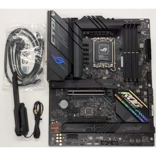 Материнская плата Asus ROG STRIX B660-F GAMING (WI-FI) (s1700, Intel B660) (Восстановлено продавцом, 856447) купить в Украине: Киев, Днепр, Харьков, Одесса  | Проверка совместимости, низкая цена, отзывы, характеристики от TELEMART фото