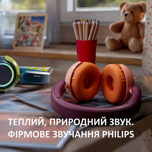 Навушники Philips TAK4200 Wireless (TAK4200MP/00) Magenta Purple купити в Україні: Київ, Львів, Хмельницький, Тернопіль, Івано-Франківськ | Низька ціна, відгуки, характеристики від TELEMART фото