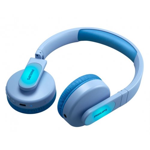 Навушники Philips TAK4206 Wireless (TAK4206BL/00) Blue купити в Україні: Київ, Львів, Хмельницький, Тернопіль, Івано-Франківськ | Низька ціна, відгуки, характеристики від TELEMART фото