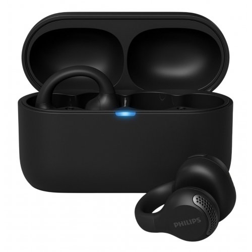 Навушники Philips TAQ2000 Wireless (TAQ2000BK/00) Black купити в Україні: Київ, Львів, Хмельницький, Тернопіль, Івано-Франківськ | Низька ціна, відгуки, характеристики від TELEMART фото