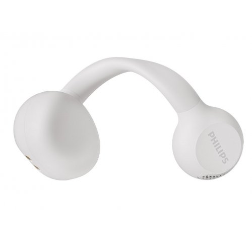 Навушники Philips TAQ2000 Wireless (TAQ2000WT/00) White купити в Україні: Київ, Львів, Хмельницький, Тернопіль, Івано-Франківськ | Низька ціна, відгуки, характеристики від TELEMART фото