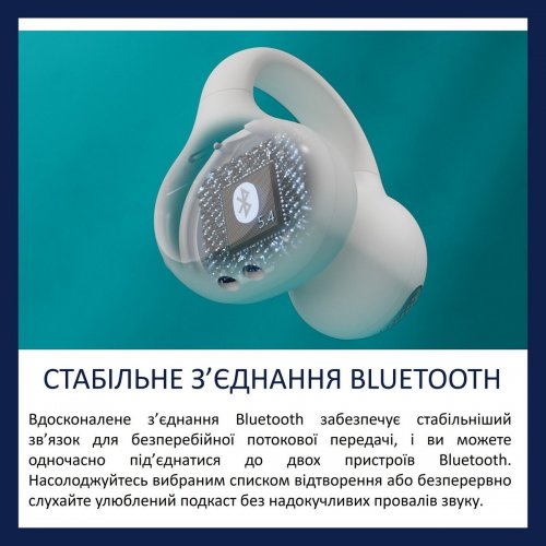 Навушники Philips TAQ2000 Wireless (TAQ2000WT/00) White купити в Україні: Київ, Львів, Хмельницький, Тернопіль, Івано-Франківськ | Низька ціна, відгуки, характеристики від TELEMART фото