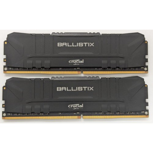 Озп Crucial DDR4 16GB (2x8GB) 3200Mhz Ballistix Black (BL2K8G32C16U4B) (Відновлено продавцем, 856491) купити в Україні: Київ, Львів, Хмельницький, Тернопіль, Івано-Франківськ | Перевірка сумісності, низька ціна, відгуки, характеристики від TELEMART фото