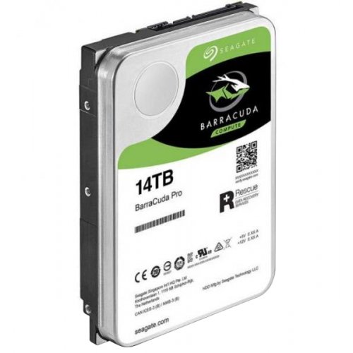 Жорсткий диск Seagate BarraCuda Pro 14TB 256MB 7200RPM 3.5" (ST14000DM001) (Відновлено продавцем, 856509) купити в Україні: Київ, Львів, Хмельницький, Тернопіль, Івано-Франківськ | Перевірка сумісності, низька ціна, відгуки, характеристики від TELEMART фото