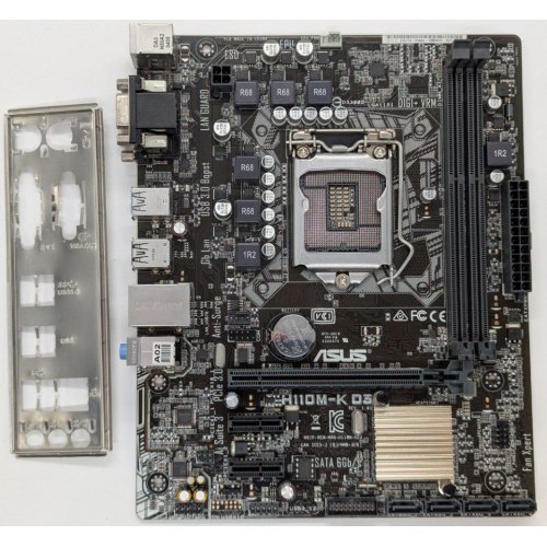 Материнська плата Asus H110M-K D3 (s1151, Intel H110) (Відновлено продавцем, 856540) купити в Україні: Київ, Львів, Хмельницький, Тернопіль, Івано-Франківськ | Перевірка сумісності, низька ціна, відгуки, характеристики від TELEMART фото