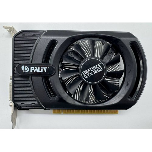 Видеокарта Palit GeForce GTX 1650 StormX 4096MB (NE51650006G1-1170F) (Восстановлено продавцом, 856543) купить в Украине: Киев, Днепр, Харьков, Одесса  | Проверка совместимости, низкая цена, отзывы, характеристики от TELEMART фото