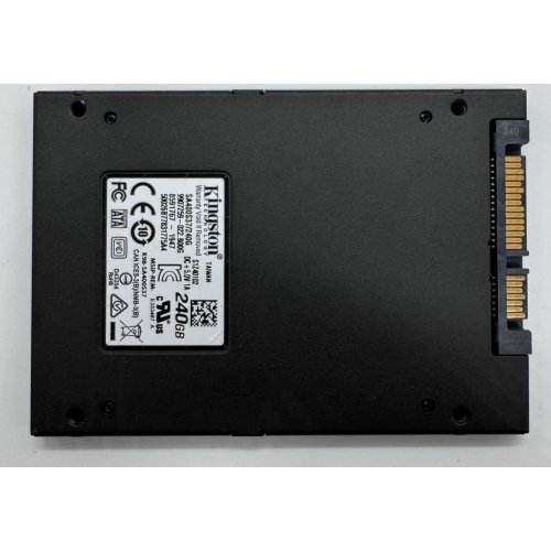 Ssd-диск Kingston SSDNow A400 TLC 240GB 2.5'' (SA400S37/240G) (Відновлено продавцем, 856545) купити в Україні: Київ, Львів, Хмельницький, Тернопіль, Івано-Франківськ | Перевірка сумісності, низька ціна, відгуки, характеристики від TELEMART фото