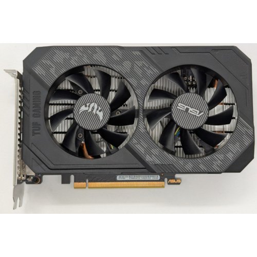 Видеокарта Asus TUF GeForce GTX 1650 Gaming OC 4096MB (TUF-GTX1650-O4GD6-P-GAMING) (Восстановлено продавцом, 856573) купить в Украине: Киев, Днепр, Харьков, Одесса  | Проверка совместимости, низкая цена, отзывы, характеристики от TELEMART фото