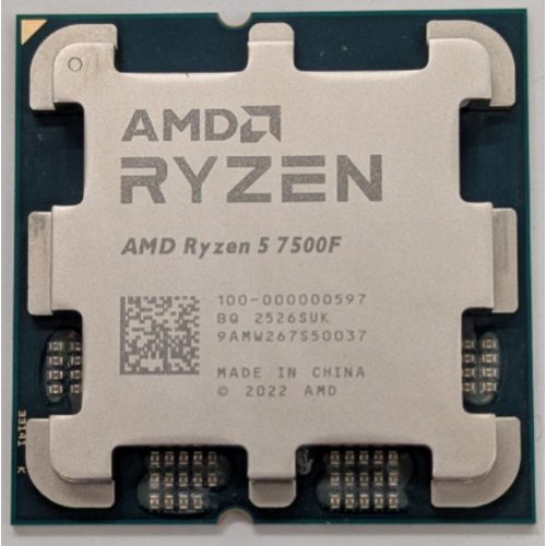 Процесор AMD Ryzen 5 7500F 3.7(5.0)GHz 32MB sAM5 Tray (100-000000597) (Відновлено продавцем, 856583) купити в Україні: Київ, Львів, Хмельницький, Тернопіль, Івано-Франківськ | Перевірка сумісності, низька ціна, відгуки, характеристики від TELEMART фото
