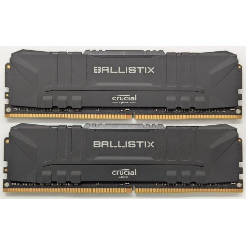 Озп Crucial DDR4 16GB (2x8GB) 3000Mhz Ballistix Black (BL2K8G30C15U4B) (Відновлено продавцем, 856676) купити в Україні: Київ, Львів, Хмельницький, Тернопіль, Івано-Франківськ | Перевірка сумісності, низька ціна, відгуки, характеристики від TELEMART фото