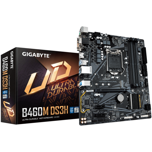 Материнська плата Gigabyte B460M DS3H (s1200, Intel B460) (Відновлено продавцем, 856678) купити в Україні: Київ, Львів, Хмельницький, Тернопіль, Івано-Франківськ | Перевірка сумісності, низька ціна, відгуки, характеристики від TELEMART фото
