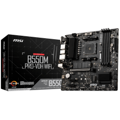 Уценка материнская плата MSI B550M PRO-VDH WIFI (sAM4, AMD B550) (Следы использования, 856679)
