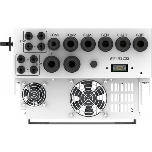 Гібридний сонячний інвертор Deye 48V 6000W (SUN-6K-SG05LP1-EU-AM2-P) купити в Україні: Київ, Львів, Хмельницький, Тернопіль, Івано-Франківськ | Низька ціна, відгуки, характеристики від TELEMART фото