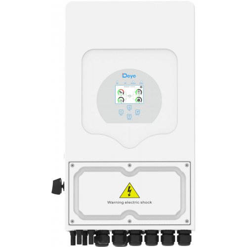 Гібридний сонячний інвертор Deye 48V 8000W (SUN-8K-SG05LP1-EU-AM2-P) купити в Україні: Київ, Львів, Хмельницький, Тернопіль, Івано-Франківськ | Низька ціна, відгуки, характеристики від TELEMART фото